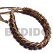 Summer Accessories Palmwood Cylinder Wood Beads SMRAC5268BR Summer Beach Wear Accessories Macrame Bracelets