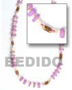 Summer Accessories 7-8mm Coco Pokalet Lilac  2-3 SMRAC060NK Summer Beach Wear Accessories Natural Necklace