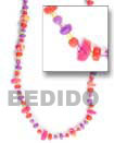 Summer Accessories 2-3 4-5 Red-violet Pokalet   SMRAC078NK Summer Beach Wear Accessories Natural Necklace