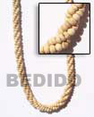Summer Accessories Twisted   2-3 Coco Pukalet SMRAC168NK Summer Beach Wear Accessories Natural Necklace