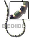 Summer Accessories Rice Beads Green   4-5 Black SMRAC169NK Summer Beach Wear Accessories Natural Necklace