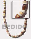 Summer Accessories 4-5 Heishe White Shell   SMRAC179NK Summer Beach Wear Accessories Natural Necklace
