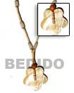 Summer Accessories 2-3 Mm Coco Heishe Natural SMRAC187NK Summer Beach Wear Accessories Natural Necklace