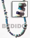 Summer Accessories 4-5 Coco Pukalet   Blue   SMRAC207NK Summer Beach Wear Accessories Natural Necklace