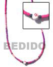 Summer Accessories 2-3 Coco Heishe   Light Pink SMRAC212NK Summer Beach Wear Accessories Natural Necklace