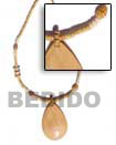 Summer Accessories 2-3 Heishe Natural   Pendant SMRAC254NK Summer Beach Wear Accessories Natural Necklace