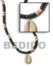 Summer Accessories 4-5 Coco Pokalet Black   SMRAC256NK Summer Beach Wear Accessories Natural Necklace