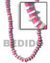Summer Accessories 4-5 Mm Coco Heishe Bright SMRAC265NK Summer Beach Wear Accessories Natural Necklace