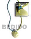 Summer Accessories 2-3 Mm Pastel Green   Blue SMRAC323NK Summer Beach Wear Accessories Pastel Color Necklace