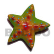 Summer Accessories Starfish Hand Painted Wooden SMRAC014RM Summer Beach Wear Accessories Refrigerator Fridge Magnet