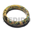 Summer Accessories CRUSHED LIMESTONES IN YELLOW SMRAC417BL Summer Beach Wear Accessories Resin Bangles