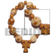 Summer Accessories Buri Seeds wood Beads Rosary SMRAC5062BR Summer Beach Wear Accessories Seed Bracelets