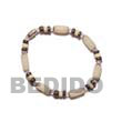 Summer Accessories Buri Seed Bracelet In Natural SMRACIBR6 Summer Beach Wear Accessories Seed Bracelets