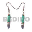 Summer Accessories Dangling Pastel Green Buri SMRAC287ER Summer Beach Wear Accessories Seed Earrings