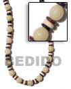Summer Accessories White Buri Seed Beads SMRAC070NK Summer Beach Wear Accessories Seeds Necklaces
