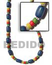 Summer Accessories Blue Buri Tube   Yellow   SMRAC106NK Summer Beach Wear Accessories Seeds Necklaces