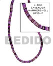 Summer Accessories 4-5mm Hammer Shell Violet SMRAC009HS Summer Beach Wear Accessories Shell Beads