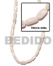 Summer Accessories 6x9mm Troca Shells Oval SMRAC010SPS Summer Beach Wear Accessories Shell Beads