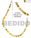 Summer Accessories 4-5mm Gold Lip With Options SMRAC014HS Summer Beach Wear Accessories Shell Beads