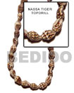 Summer Accessories Nassa Tiger Shell Topdrill In SMRAC018SPS Summer Beach Wear Accessories Shell Beads