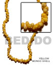 Summer Accessories Yellow Mongo Shell In Beads SMRAC021SPS Summer Beach Wear Accessories Shell Beads