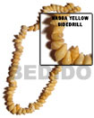 Summer Accessories Nassa Yellow Shell Side Drill SMRAC035SPS Summer Beach Wear Accessories Shell Beads