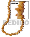 Summer Accessories ( Small ) Yellow Sihe Shells SMRAC043SPS Summer Beach Wear Accessories Shell Beads