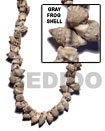 Summer Accessories Frog Shell Gray In Beads SMRAC044SPS Summer Beach Wear Accessories Shell Beads
