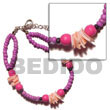 Summer Accessories 2 Rows 2-3mm Coco Pokalet. SMRAC1014BR Summer Beach Wear Accessories Shell Bracelets