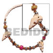 Summer Accessories White Glass Beads   Luhuanus SMRAC513BR Summer Beach Wear Accessories Shell Bracelets