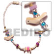 Summer Accessories White Glass Beads   Luhuanus SMRAC516BR Summer Beach Wear Accessories Shell Bracelets