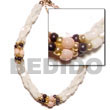 Summer Accessories Twisted Troca Rice Beads   SMRAC678BR Summer Beach Wear Accessories Shell Bracelets