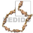 Summer Accessories Popcorn Luhuanus In Gold SMRAC829BR Summer Beach Wear Accessories Shell Bracelets
