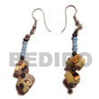 Summer Accessories Dangling Everlasting Luhuanus SMRAC1013ER Summer Beach Wear Accessories Shell Earrings