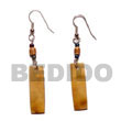 Summer Accessories Dangling Brown Lip Tiger   SMRAC5007ER Summer Beach Wear Accessories Shell Earrings