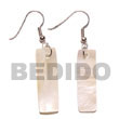 Summer Accessories Dangling 30x10mm hammer shelll SMRAC5015ER Summer Beach Wear Accessories Shell Earrings