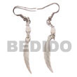 Summer Accessories Dangling 10x40mm Troca Leaf SMRAC5019ER Summer Beach Wear Accessories Shell Earrings