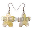 Summer Accessories Dangling 30mm mother of pearl Flower SMRAC5020ER Summer Beach Wear Accessories Shell Earrings