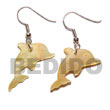 Summer Accessories Dangling 30x17mm mother of pearl Dolphin SMRAC5021ER Summer Beach Wear Accessories Shell Earrings