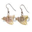 Summer Accessories Dangling  mother of pearl 24x17mm Bird SMRAC5024ER Summer Beach Wear Accessories Shell Earrings