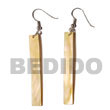 Summer Accessories Dangling 50x7mm mother of pearl Bar SMRAC5027ER Summer Beach Wear Accessories Shell Earrings