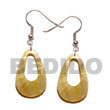 Summer Accessories 35mm Teardrop mother of pearl   Hole SMRAC5059ER Summer Beach Wear Accessories Shell Earrings