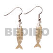 Summer Accessories 35mm Fishbone hammer shell SMRAC5068ER Summer Beach Wear Accessories Shell Earrings