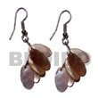 Summer Accessories Dangling 5 Pcs. 15mmx12mm SMRAC5448ER Summer Beach Wear Accessories Shell Earrings