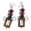 Summer Accessories Dangling 30mmx20mm SMRAC5604ER Summer Beach Wear Accessories Shell Earrings