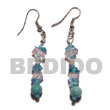 Summer Accessories Dangling Troca W. Crystal SMRAC701ER Summer Beach Wear Accessories Shell Earrings