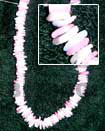 Summer Accessories Square  Cut White   Pink With SMRAC148NK Summer Beach Wear Accessories Shell Necklace