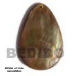 Summer Accessories Brown Lip Teardrop Summer SMRAC5031P Summer Beach Wear Accessories Shell Pendants