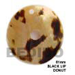 Summer Accessories 61mm Black Lip Donut Summer SMRAC5045P Summer Beach Wear Accessories Shell Pendants