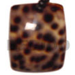 Summer Accessories Rectangular Cowrie Shell SMRAC5070P Summer Beach Wear Accessories Shell Pendants